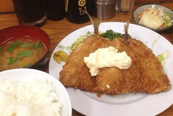 アジフライ定食 ¥1200