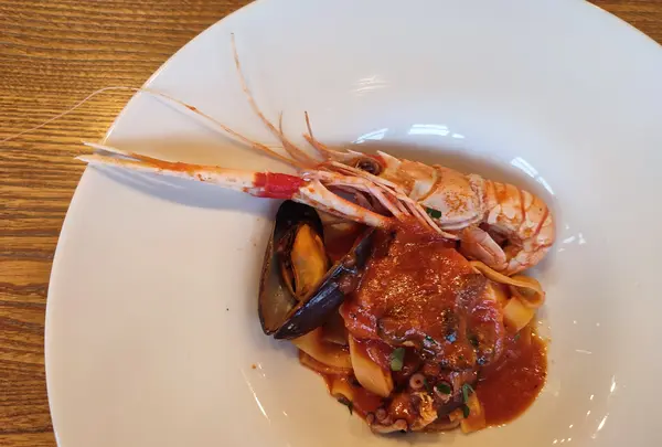 魚介のパスタ