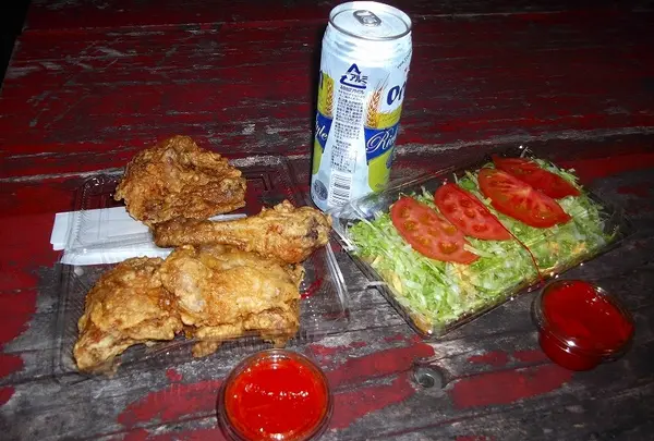 タコスとチキン・バラバラ