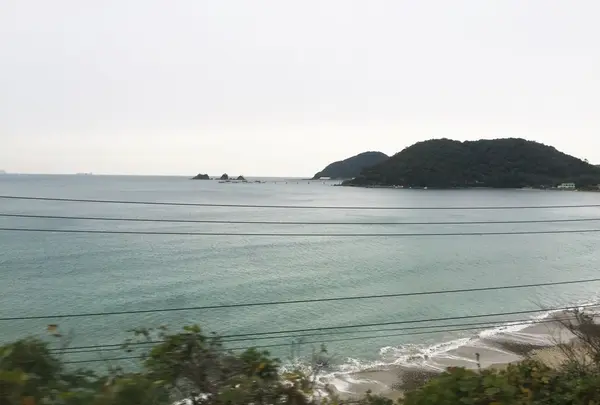 山陰の車窓から
