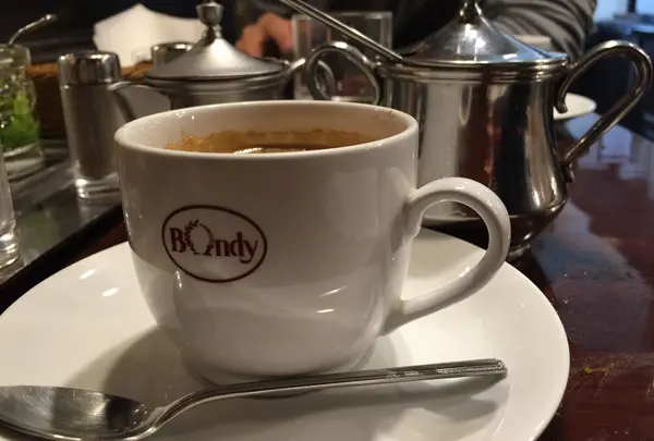 食後のコーヒー。