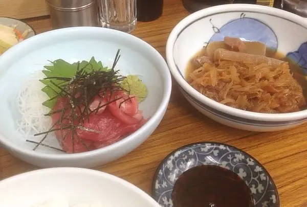 中落ちマグロ定食 ¥1300