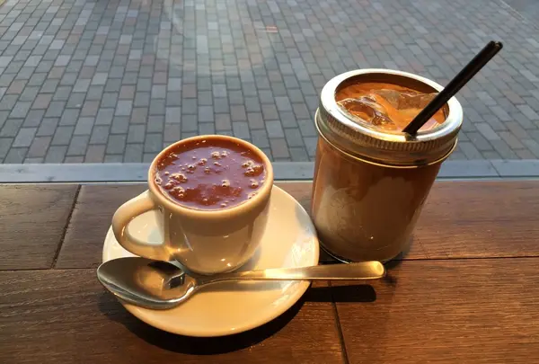 ホットチョコレート♡アイスカフェラテ♡