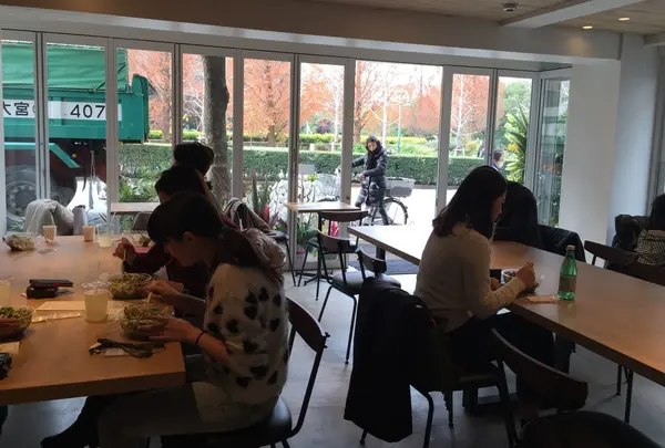 開放的な店内🎵