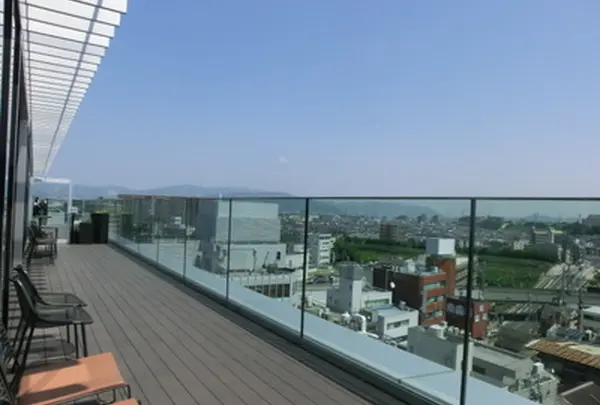 最上階からは大阪平野を一望