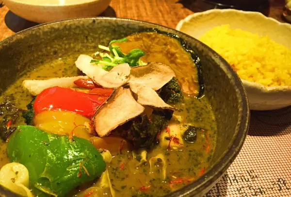 たっぷり野菜のスープカレー