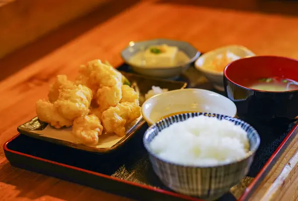とり天定食