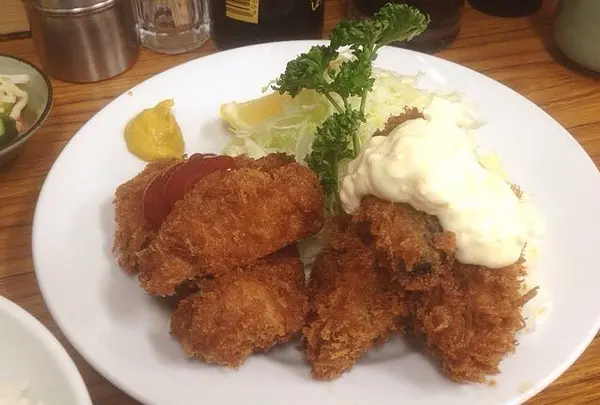 ヒレカツ&カキフライ定食 ¥1900