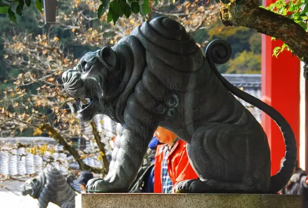 鞍馬寺の虎