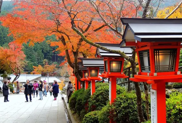 鞍馬寺の参道