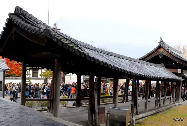 東福寺通天橋に続く廊下