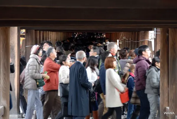 東福寺通天橋への混雑