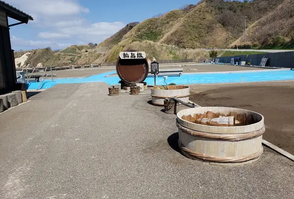お塩つくってる