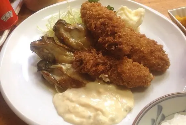 かきミックス定食 ¥1650