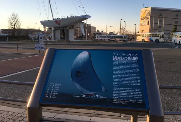 ヨットの説明が