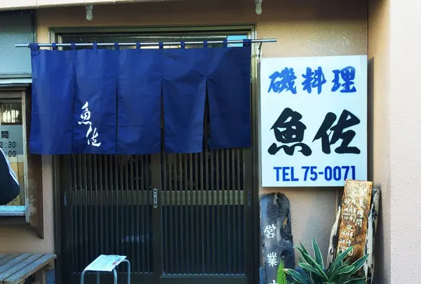 細い路地入ってるすぐだよ