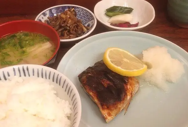 生サバ(塩焼き)定食 ¥1400