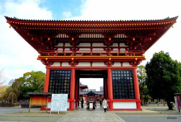 総本山四天王寺　西大門（極楽門）