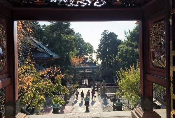 登っては振り返る