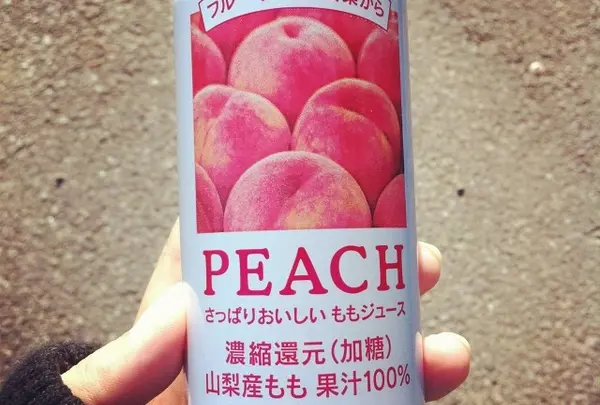 桃のジュース