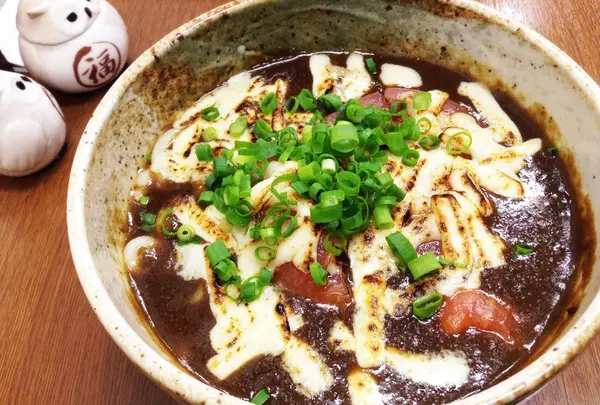 チーズトマトカレーうどん