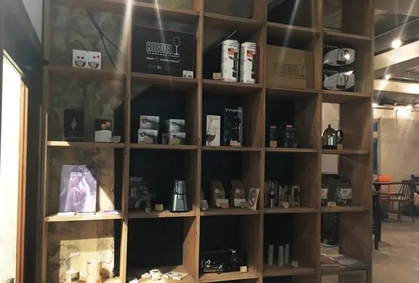店内でcoffee雑貨が買えます