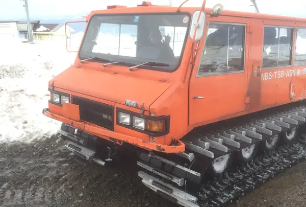 雪上車体験！