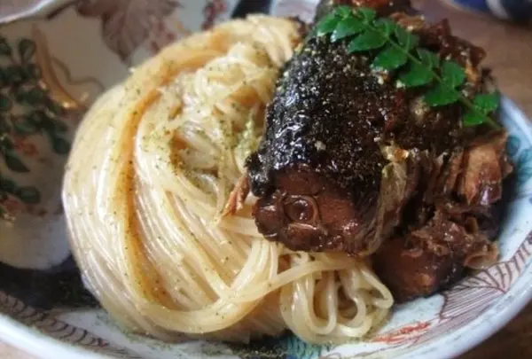 やっぱしこれっ！  焼鯖そうめん