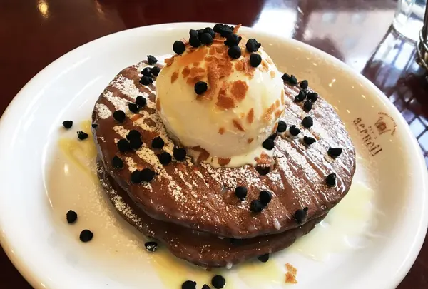 チョコレートパンケーキ