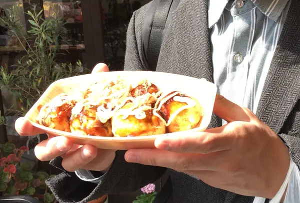し、し、しらすたこ焼き🐙🐙🐙