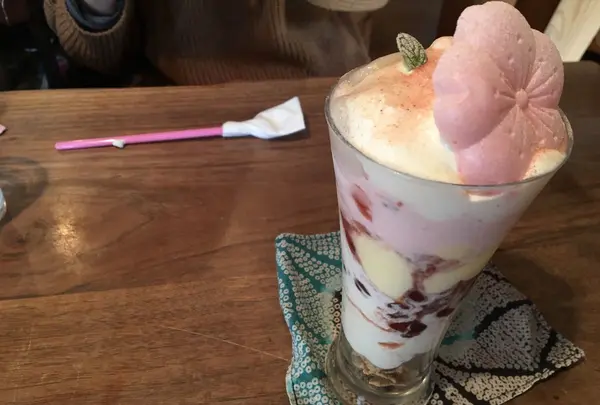 季節のパフェ