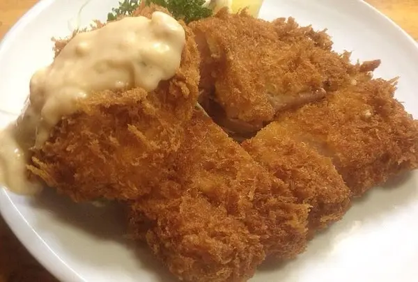 ロースカツ定食(トッピング:カニコロ)¥1530