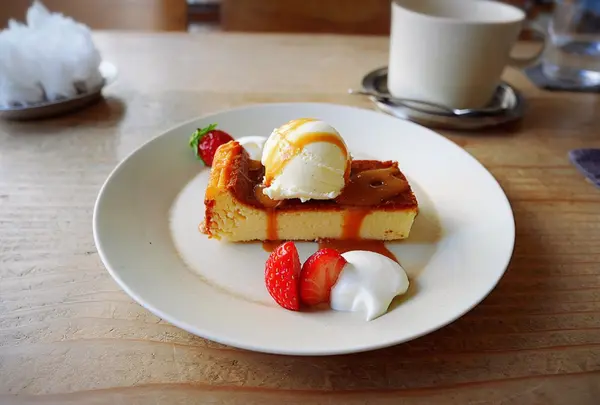 塩キャラメルのチーズケーキ