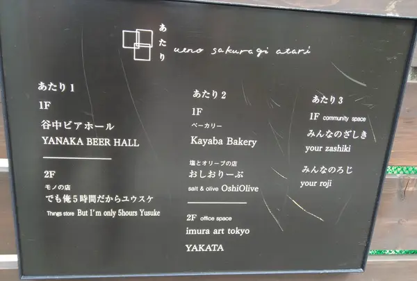 上野桜木あたり内のスポット