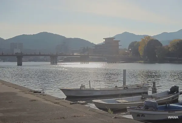 瀬田の唐橋　遠景