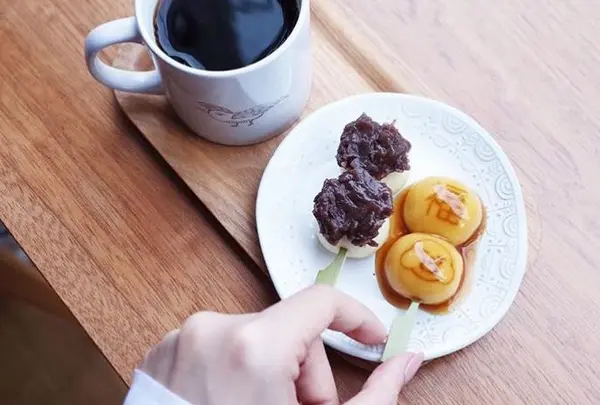 コーヒーとお団子