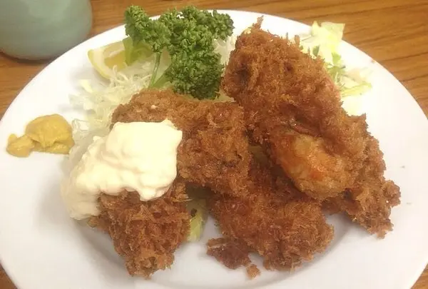 かきフライ定食 ¥1600(9月〜4月限定)