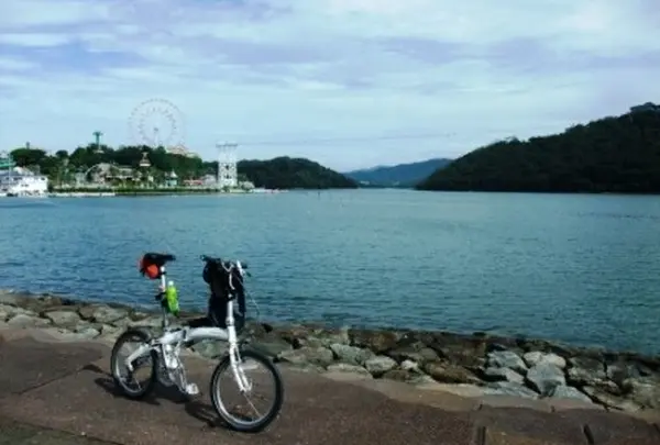 今回も折り畳み自転車でポタ♪