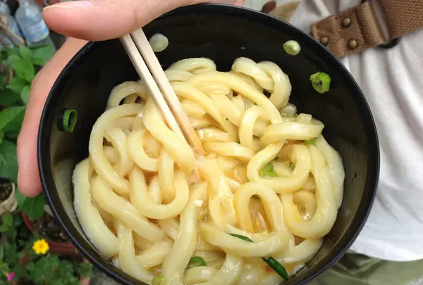 一応釜玉うどん