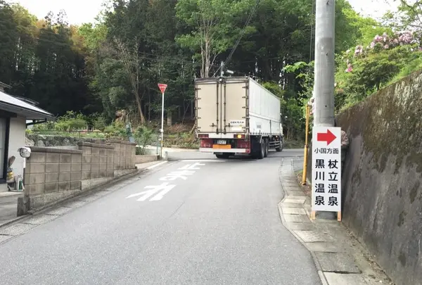 黒川温泉への道④（日田ICから）
