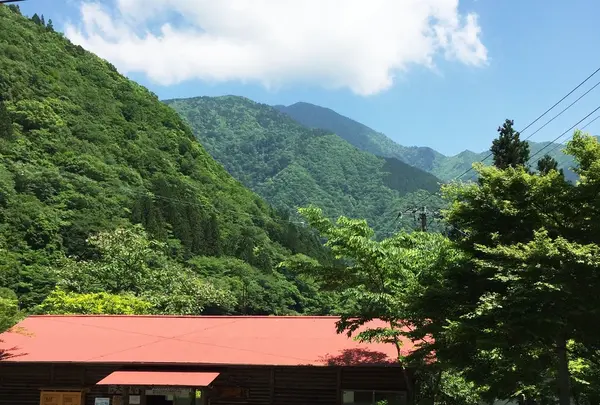 足湯からの眺め