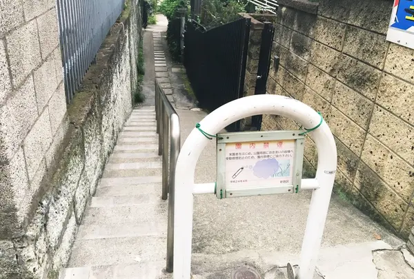 裏道から