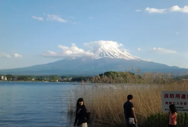 ここからも富士山がよく見えます。