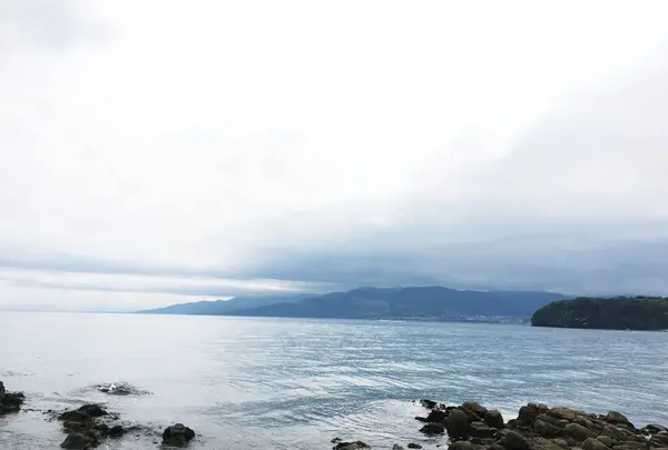 くっきり見える海岸線