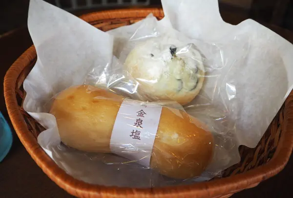 オープンテラスで