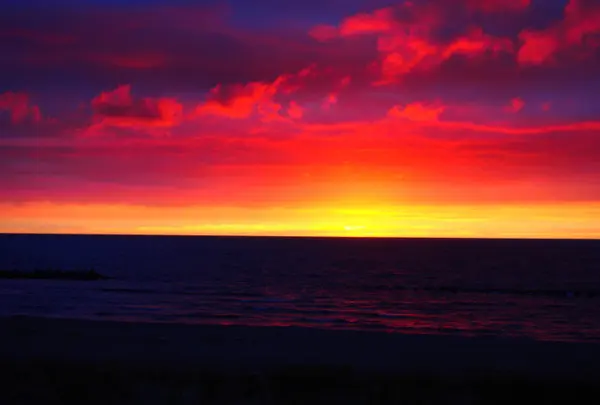 夕日