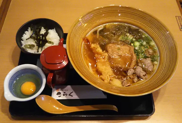 大阪うどん きらく 日根野店