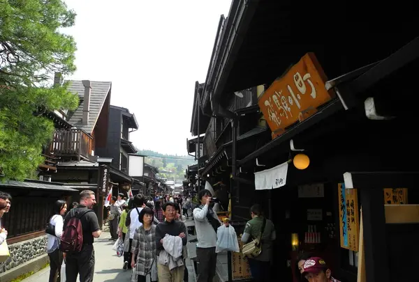 お馴染みの古い町並み