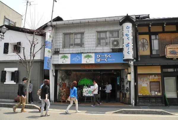 謎の店、ぴーちくぱーく。