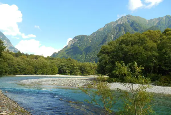 上高地梓川の清流